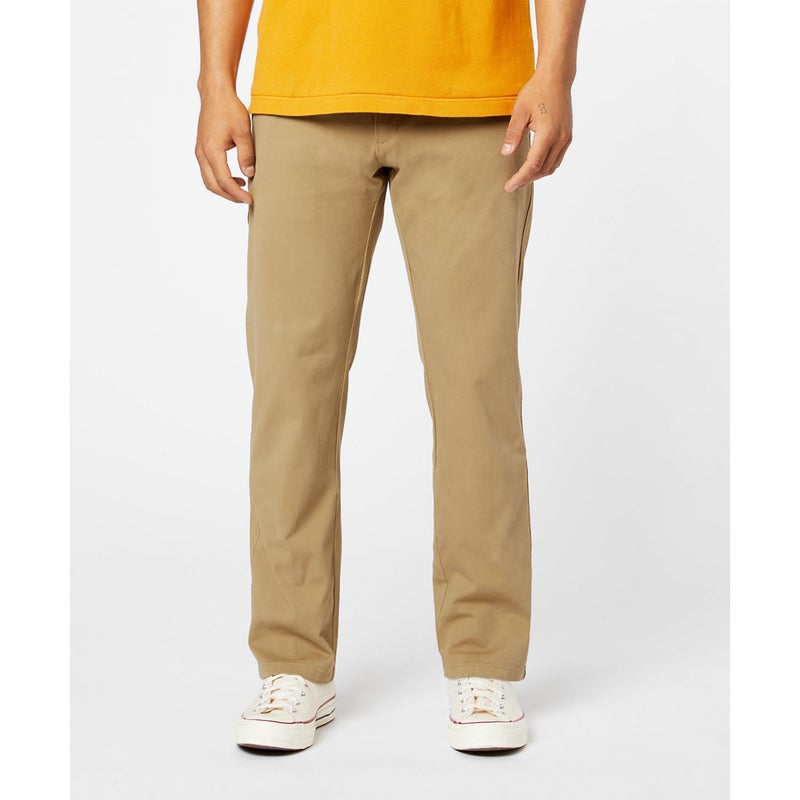 DockersÂ® Men's Straight Fit Ultimate Chino With Smart 360 Flex (Regular and Big & Tall), New British Khaki, 36W x 30L - Image 3